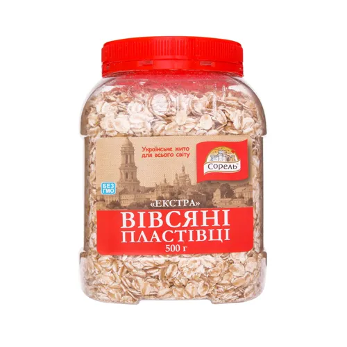 Пластівці вівсяні Екстра №2 Сорель п/б 500г
