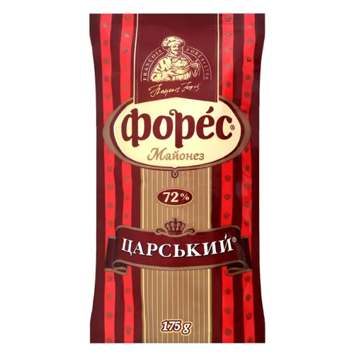 Майонез Форес Царський 72% 175г