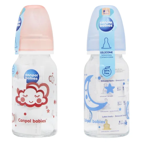 Пляшка Canpol babies 42/102 скляна 120мл