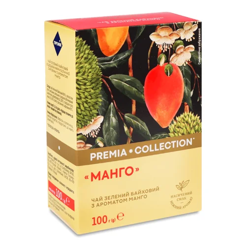 Чай зелений Премія Манго 100г