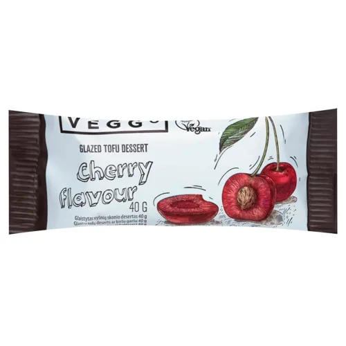 Батончик Veggo Тофу зі смаком вишні в какао глазурі 40г
