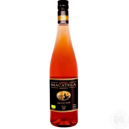 Вино Macatela Garnacha рожеве напівсолодке 12% 0,75л
