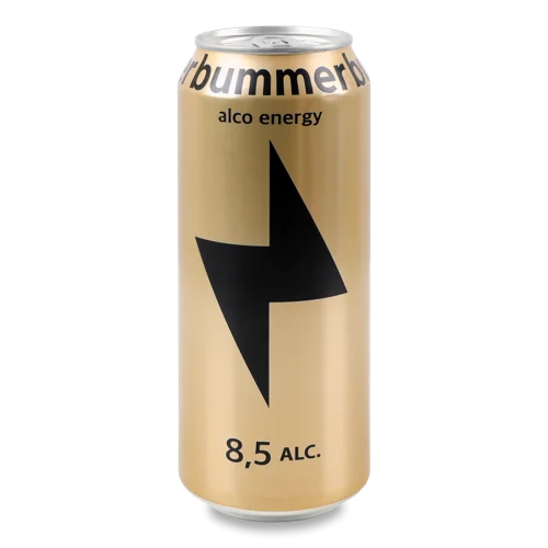 Напій Слабоалкогольний Енергетичний В/ґ 500мл 8.5% сильногазований Bummer