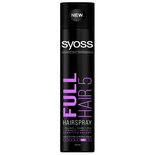 Лак для волосся Syoss Full Hair 5 Фіксація 4 400мл