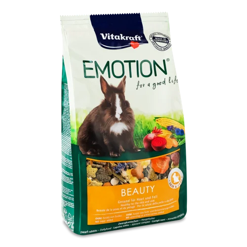 Корм Для Довгошерстих Кролів Повнораціонний Emotion Vitakraft, в/ґ, 600г