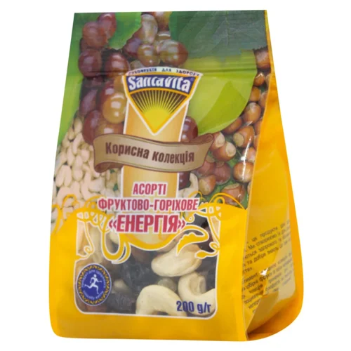 Асорті SantaVita Енергія фруктово-горіхове 200г