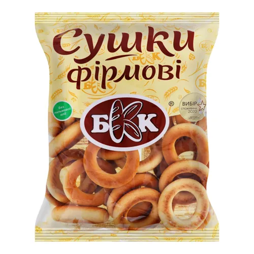 Сушки Фірмові БКК м/у 300г
