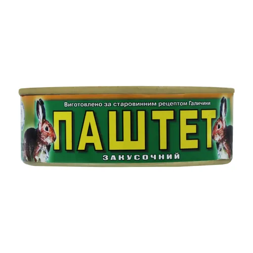 Паштет закусочний Галицький смак з/б 250г