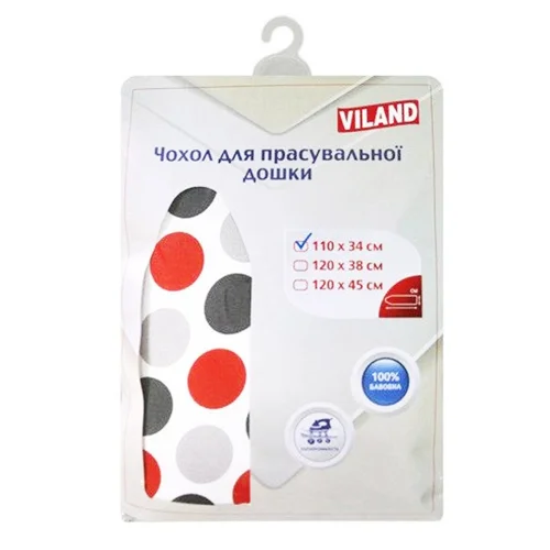 Чохол Viland для прасувальної дошки 110х34см