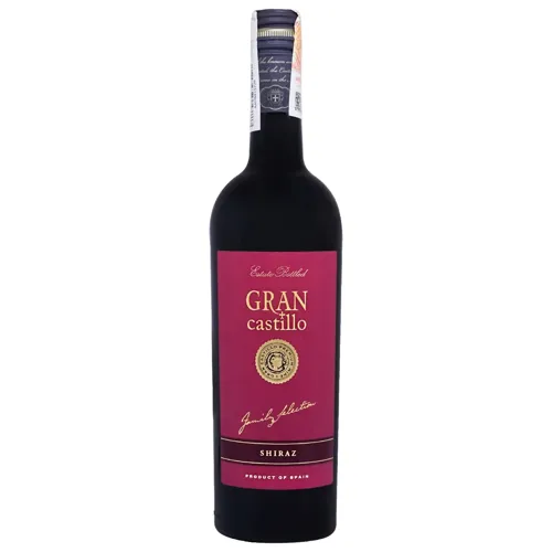 Вино Gran Castillo Shiraz червоне напівсухе 12,5% 0,75л