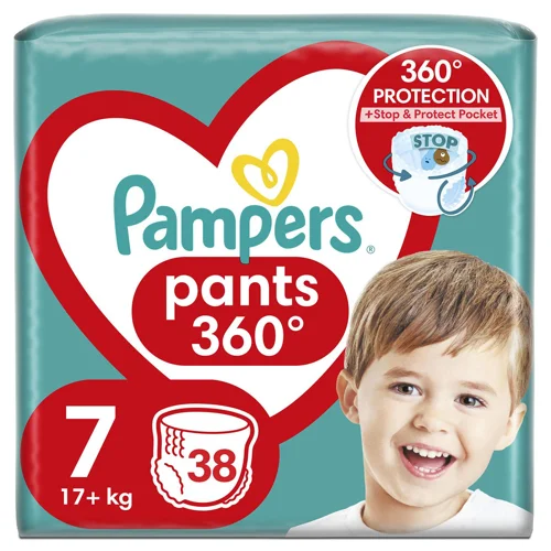 Підгузки-трусики Pampers Giant Plus 7 15+кг 38шт