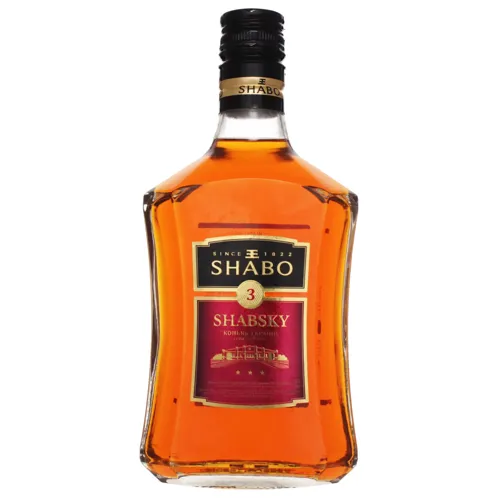 Коньяк 0.5л 40% 3 зірки Shabsky Shabo пл