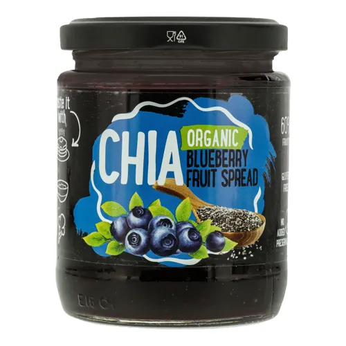 Джем чорничний з насінням чіа Organic Rudolfs 250г