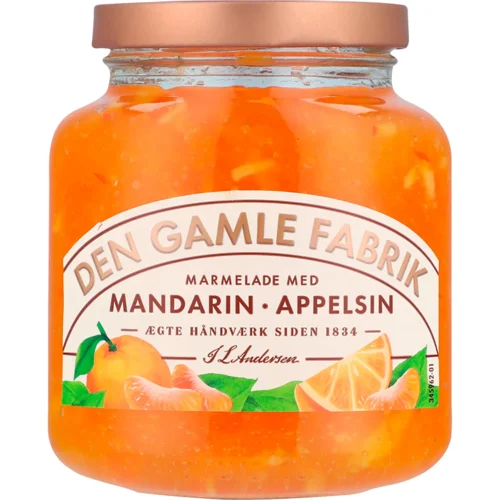Джем Den Gamle Fabrik апельсин, мандарин