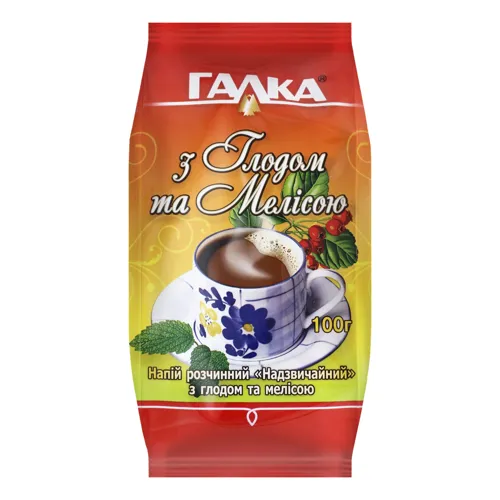 Напій розчинний порошкоподібний з глодом та мелісою Надзвичайний Галка м/у 100г