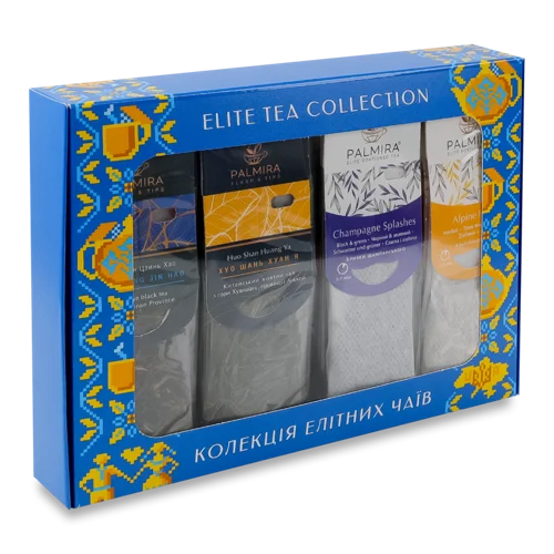 Чай Елітна Колекція 27 Смаків Вишиванка Palmira к/у, 27 шт