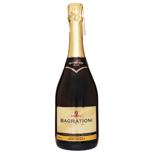 Вино ігристе 0.75л 11.5% біле напівсолодке Classic Bagrationi пл