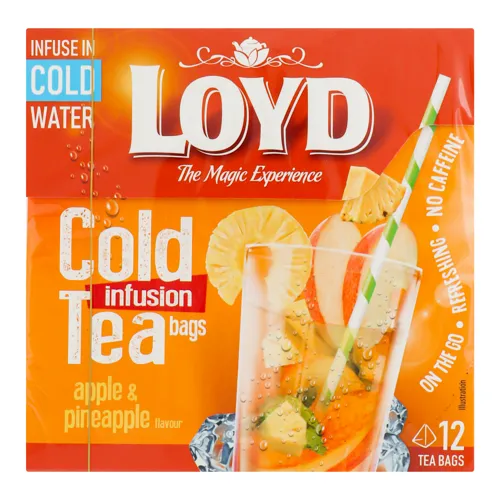 Чай трав'яно-фруктовий Apple&Pineapple Loyd к/у 12х2.5г