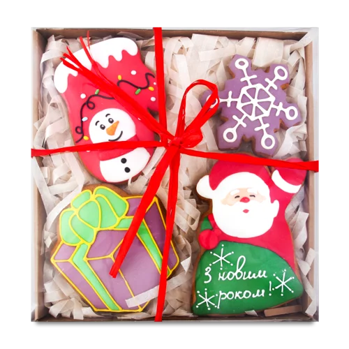 Пряники СмакоТая, Подарунок Діда Мороза, в/ґ, 200г
