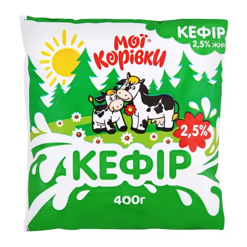 Кефір 2.5% Мої корівки м/у 400г