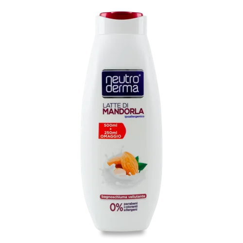 Гель-піна для душу Neutroderma з мигдальн молоком