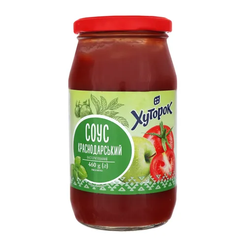 Соус пастеризований Краснодарський Хуторок с/б 460г