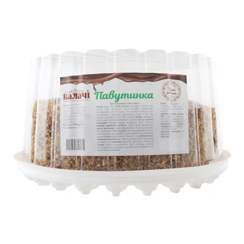 Торт повітряний Павутинка Калачі п/у 1кг