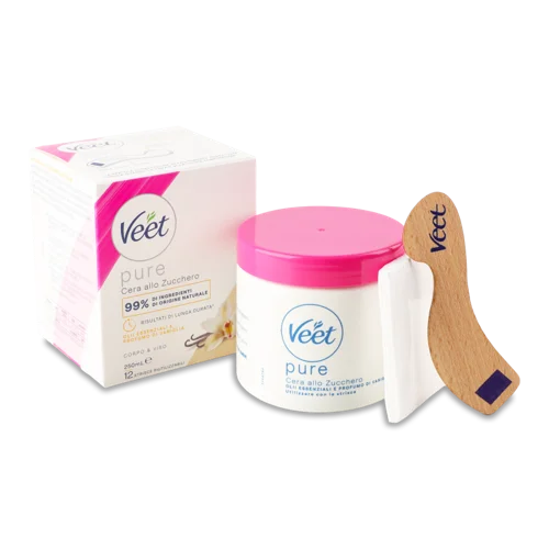 Віск Для Депіляції Теплий З Ефірними Оліями Pure Veet, 250мл