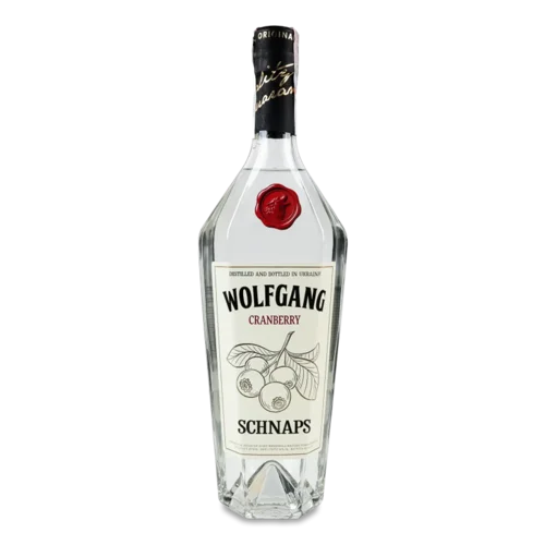 Напій спиртний Wolfgang Шнапс Журавлина
