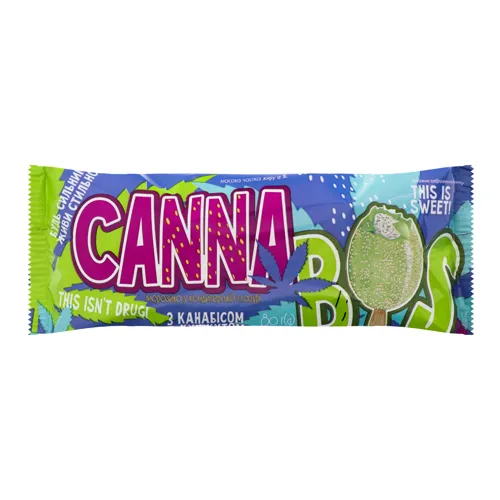 Морозиво 12% з канабісом та кунжутом Cannabis Ласунка м/у 80г