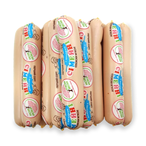 Сосиски Варені М'ясні Сімейні З Молоком М'ясна Весна, кг