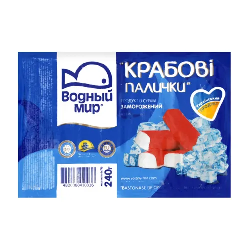 Крабові палички заморожені «Водный мир»