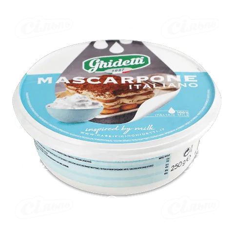 Сир Chidetti Маскарпоне 80% 250г