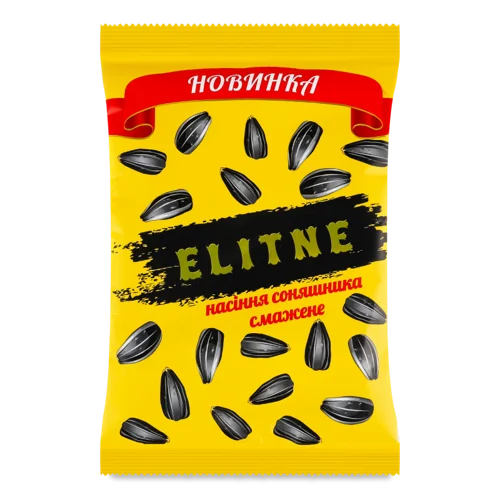 Насіння Соняшника Смажене Вищого Ґатунку Elitne Gorobchik, 130г