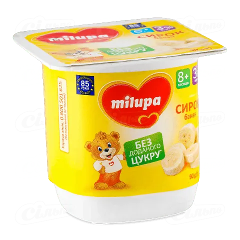 Сирок Milupa банан 3%, 90г