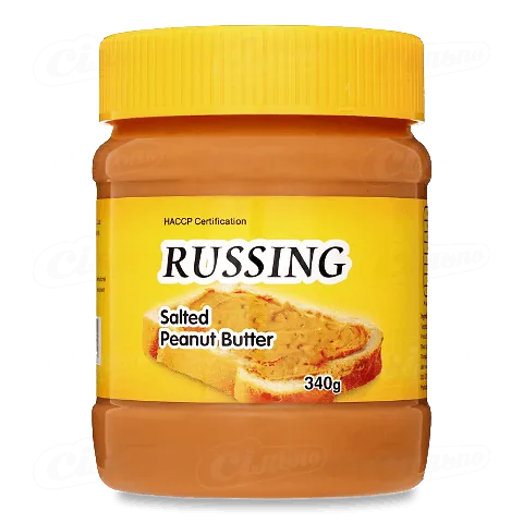 Паста арахісова Russing з сіллю кошерна, 340г