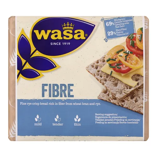 Хлібці з рослинними волокнами Fibre Wasa м/у 230г