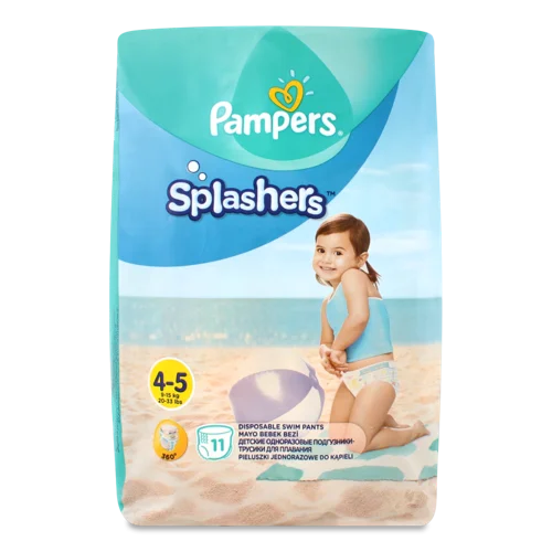 Підгузники-Трусики Для Дітей 9-15кг Splashers Pampers, 11шт, в/ґ