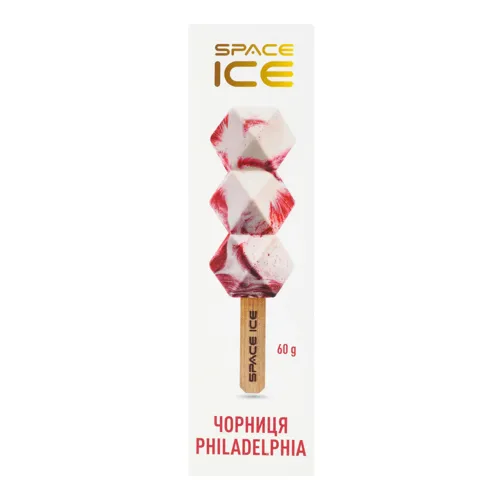 Десерт заморожений Чорниця Philadelphia Space Ice к/у 60г