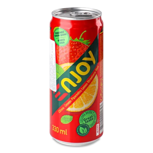 Напій Безалкогольний Газований Lemon-Strawberry-Mint, в/ґ, з/б 0.33л