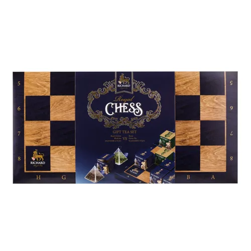 Набір чаїв Royal Chess Richard картонна упаковка 32х1.8г