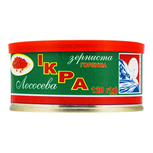 Ікра лососева зерниста Острів з/б 120г