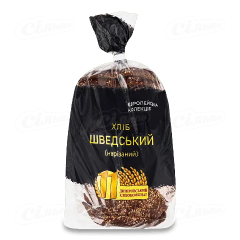 Хліб Дніпровський ХК №11 Шведський нарізаний, 600г