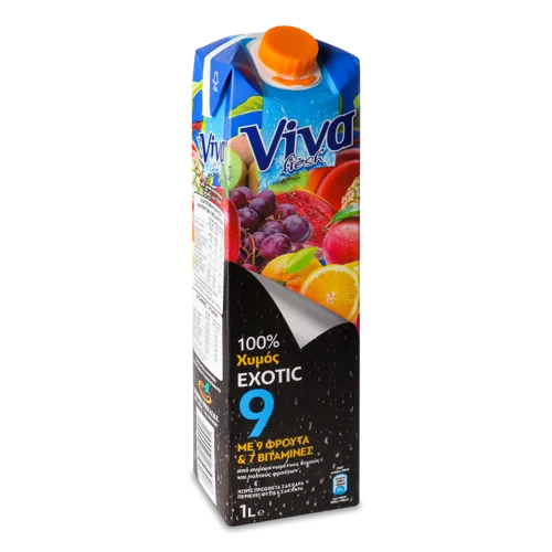 Сік 9 Фруктів Та 7 Вітамінів Вищого Ґатунку Viva Fresh, т/п 1л