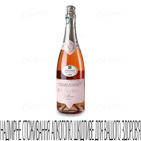 Вино ігристе Dopff & Irion Cremant Brut Rose, 0,75л