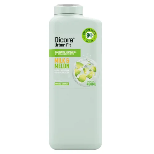 Гель для душу Dicora Urban Fit Молоко та диня з вітаміном А 400мл
