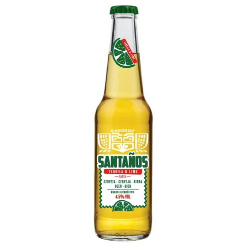 Пиво Santanos текіла-лайм світле 4,5% 0,33л