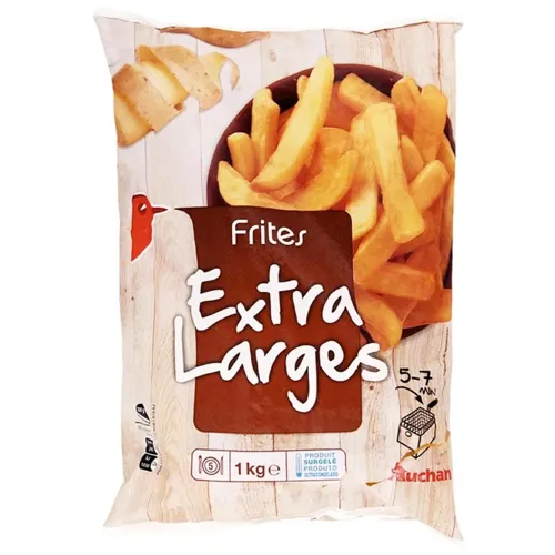 Картопля фрі Ашан заморожена 1кг