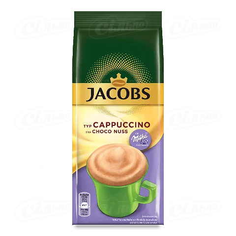 Напій кавовий «Jacobs Cappuccino» Фундук з какао 500г