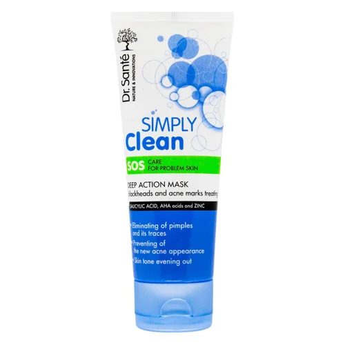Маска Dr.Sante Simply Clean для обличчя 75мл